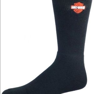 Harley Davidson Black Crew Socks - Large